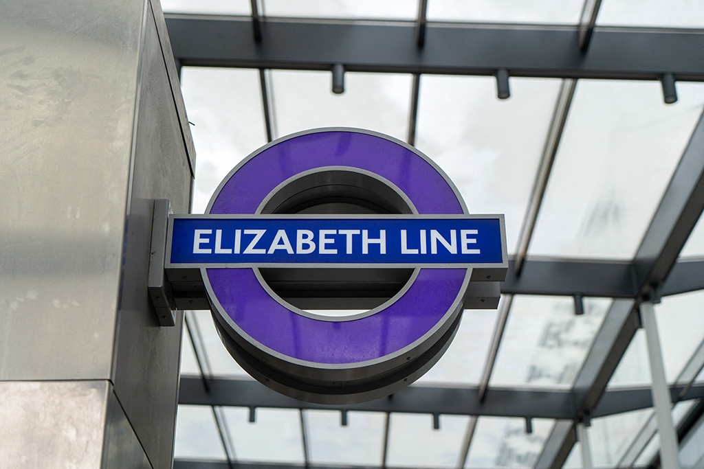 Londoner U-Bahn-Linie Elizabeth Line (Bild: Niklas Halle'n/AFP)