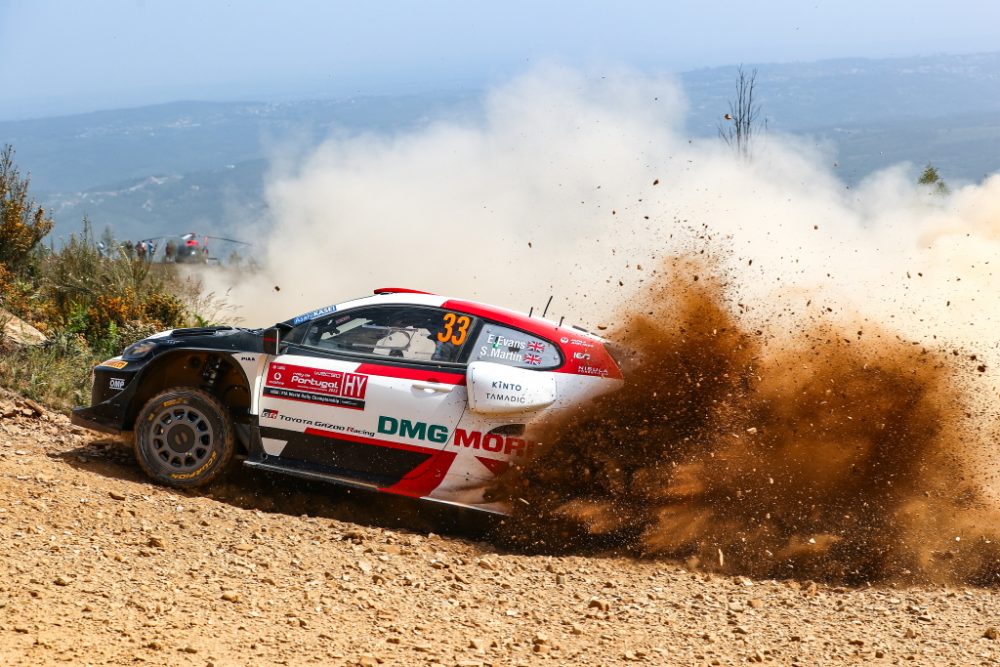 Elfyn Evans/Scott Martin übernehmen in Portugal das Kommando (Bild: Toyota Gazoo Racing WRT)