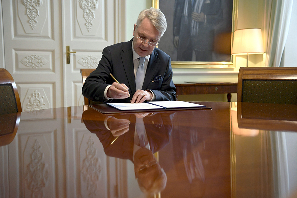 Finnlands Außenminister Pekka Haavisto (Archivbild: Antti Aimo-Koivisto/Lehtikuva/AFP)