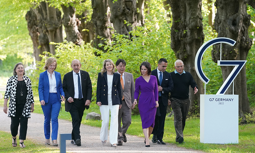 G7-Treffen im norddeutschen Wangels (Bild: Marcus Brandt/Pool/AFP)