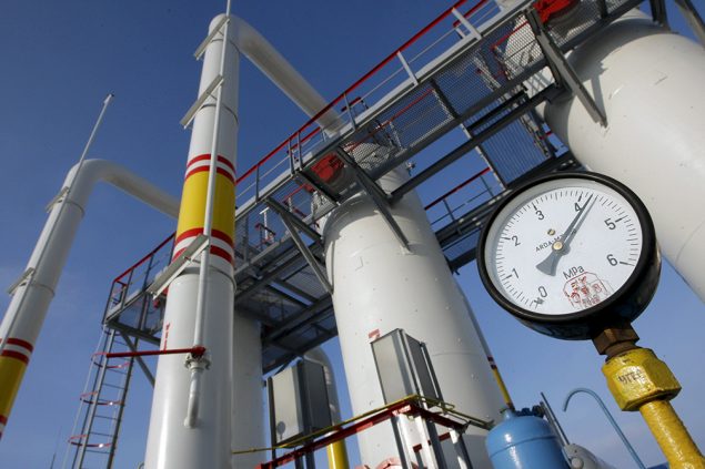 Gasleitungen in der Ukraine