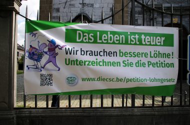 CSC-Aktionstag in Eupen (Bild: Christoph Heeren/BRF)