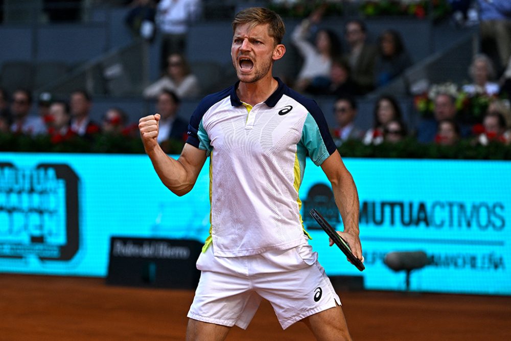 David Goffin beim Masters-1000-Turnier von Madrid am 5.5. (Bild: Javier Soriano/AFP)