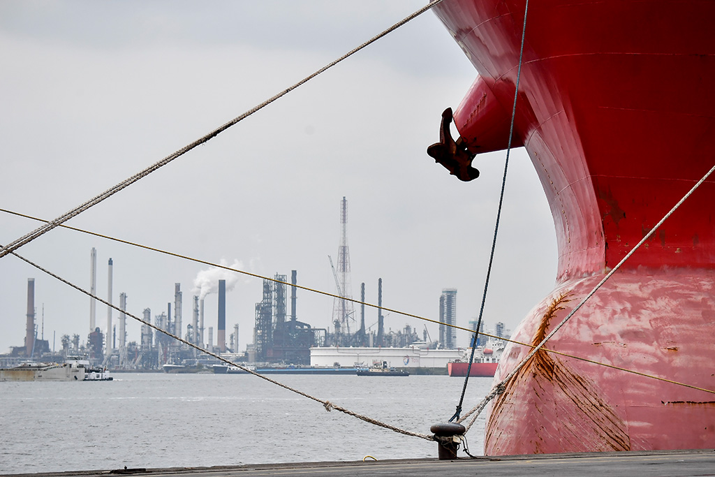 Im Hafen von Antwerpen (Bild: Dirk Waem/Belga)