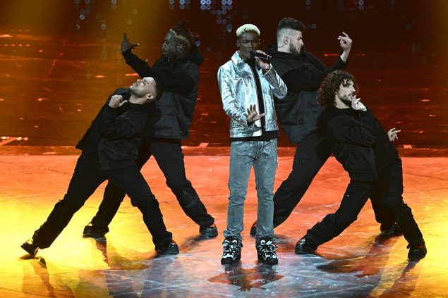 Jérémie Makiese im ESC-Halbfinale (Bild: Marco Bertorello/AFP)