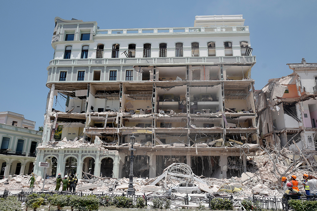 Gasexplosion in kubanischem Hotel (Bild: Adalberto Roque/AFP)