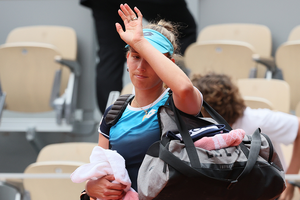 Das Roland Garros-Turnier ist für Elise Mertens nun vorbei (Bild: Benoit Doppagne/Belga)