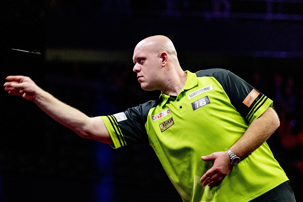 Michael van Gerwen (Bild: Robin Utrecht/ANP/AFP)