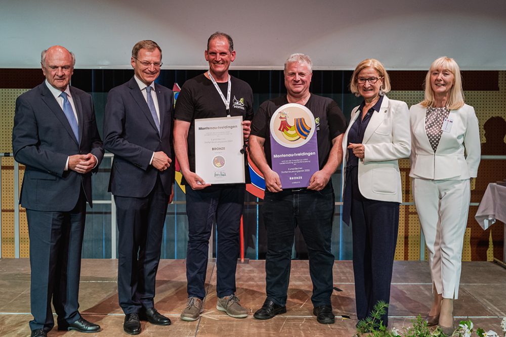 Montenau-Iveldingen beim Europäischen Dorferneuerungspreis mit Bronze ausgezeichnet (Bild: privat)