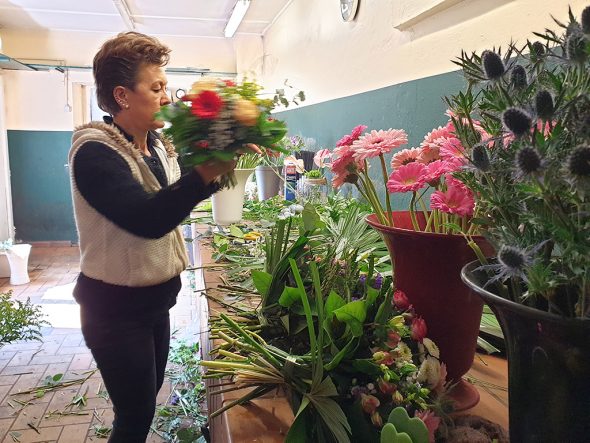 Bei Blumen Hamacher in der Eupener Unterstadt (Bild: Lena Orban/BRF)