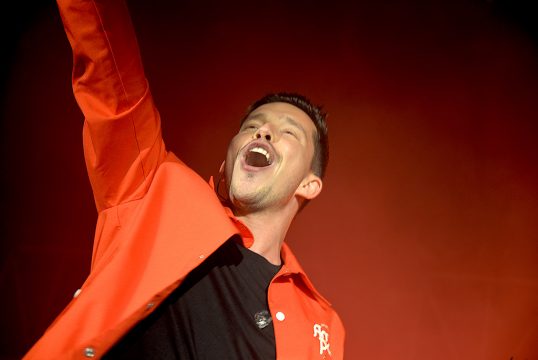 Nico Santos im Triangel St. Vith (Bild: Alfons Henkes/BRF)