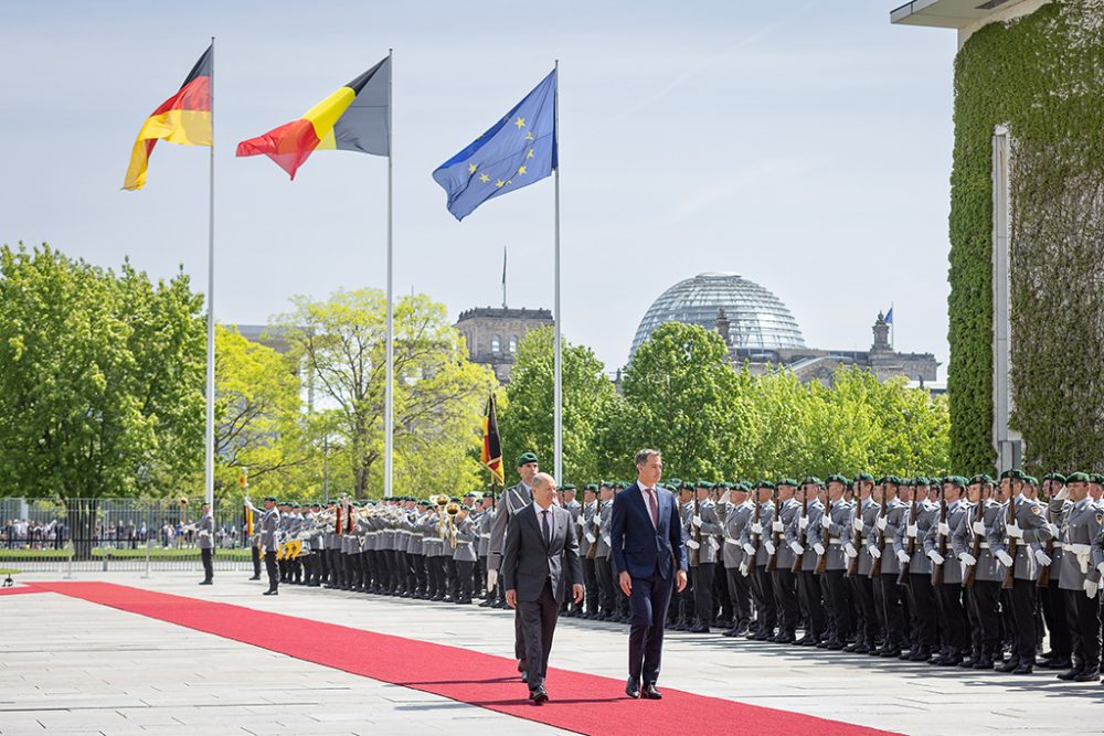 Olaf Scholz und Alexander De Croo in Berlin (Bild: James Arthur Gekiere/Belga.)