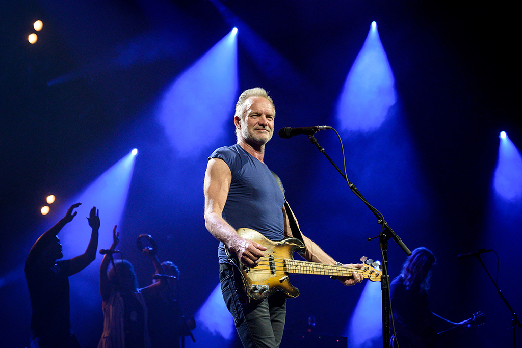Sting beim Montreux Jazz Festival 2019 (Archivbild: Fabrice Coffrini/AFP)