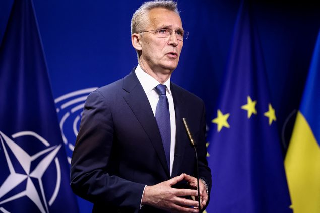 Nato-Generalsekretär Jens Stoltenberg (Bild: Kenzo Tribouillard/AFP)