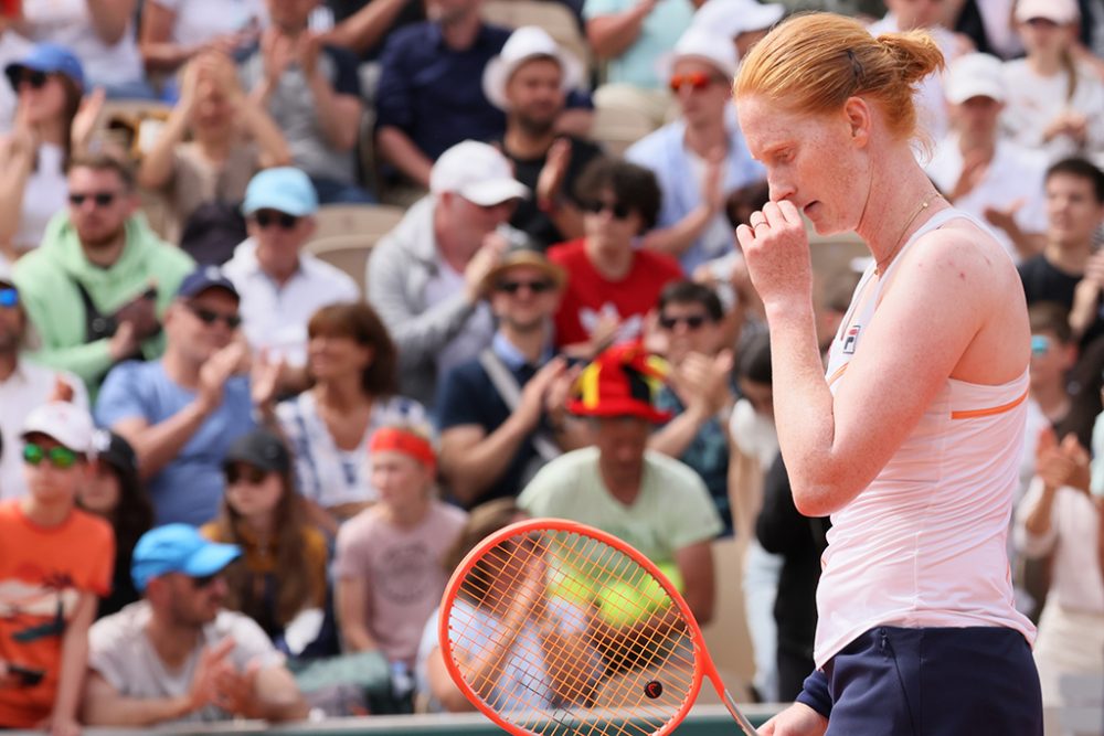 In der zweiten Runde ausgeschieden: Alison Van Uytvanck (Bild: Benoit Doppagne/Belga)