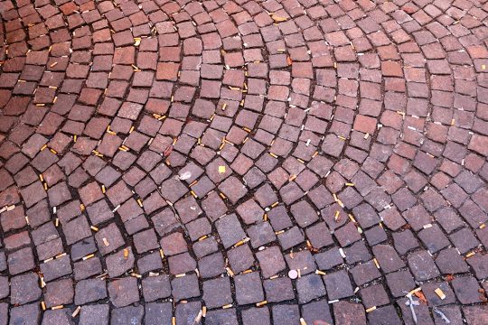 Zigarettenstummel auf der Straße