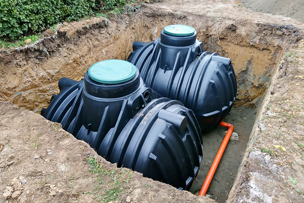 Regenwassertanks helfen beim Sparen (Bild: hamikus/PantherMedia)