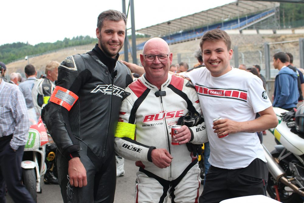 Kevin Kaut, Bruno Weynand und Stig Dupuis nach den 4h Classic in Spa-Francorchamps 2022 (Bild: Katrin Margraff/BRF)