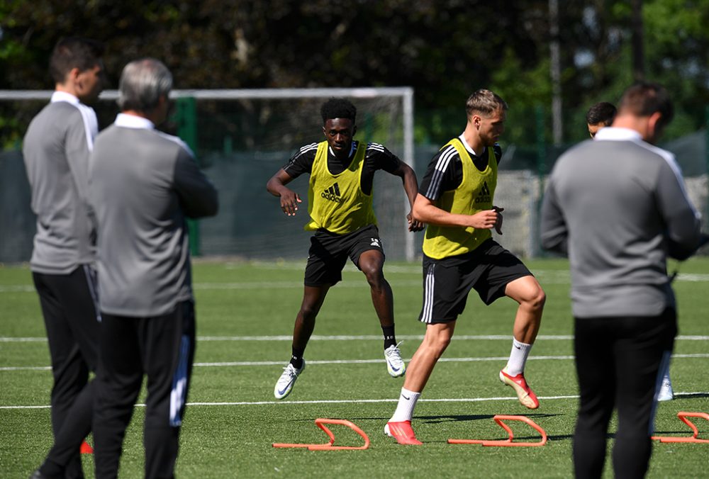 Amadou Keita beim Training (Bild: John Thys/Belga)