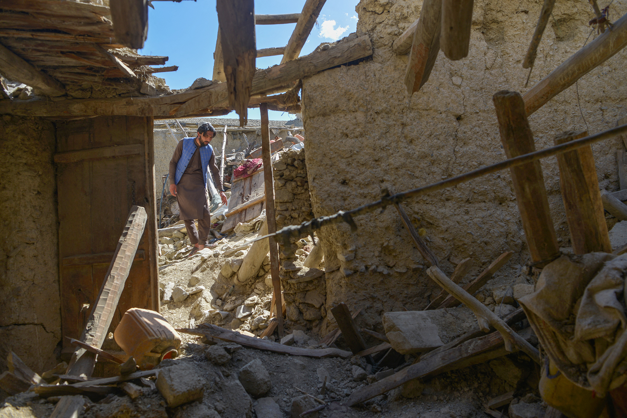 Nach dem Erdbeben in Gayan, Provinz Paktika (Bild: Sahel Arman/AFP)