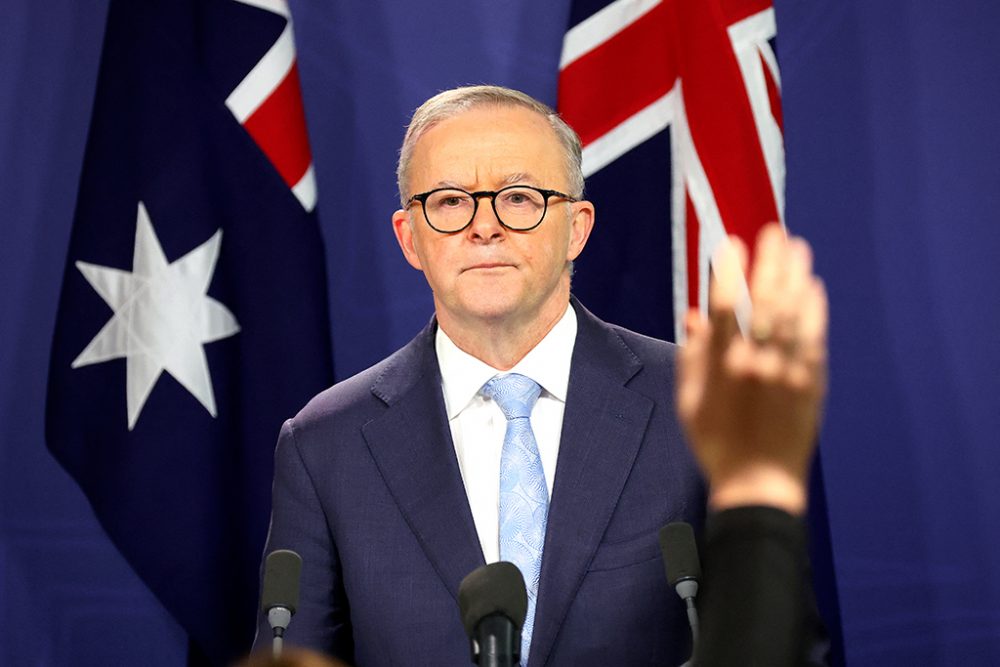 Australiens Premierminister Anthony Albanese (Bild: David Gray/AFP)