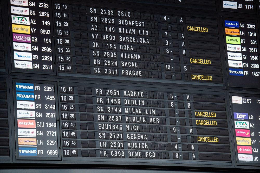 Streik am Brussels Airport