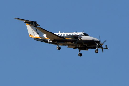 So sieht eine funktionierende Beechcraft King Air aus (Illustrationsbild: Pascal Pavani/AFP)