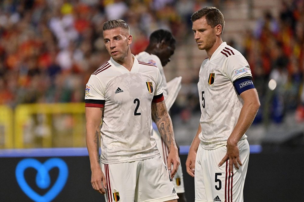 Toby Alderweireld und Jan Vertonghen beim Spiel gegen die Niederlande (Bild: Dirk Waem/Belga)