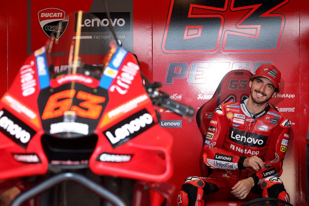 Der Italiener Francesco Bagnaia (Bild: Ronny Hartmann/AFP)