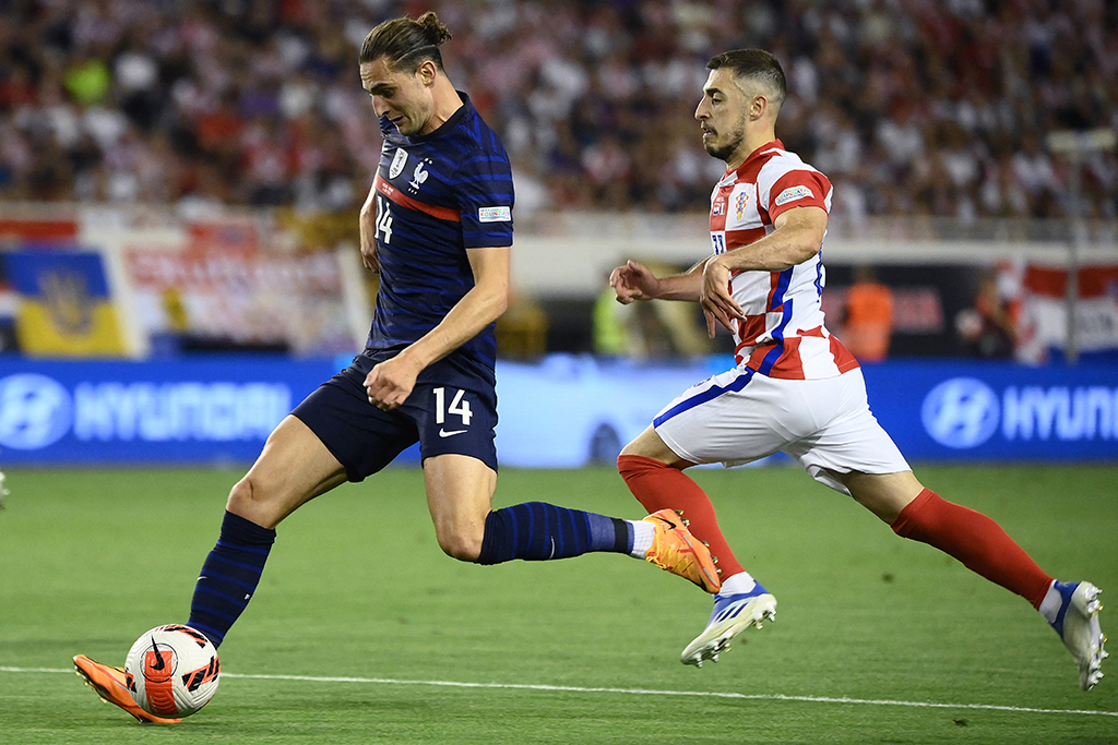 Frankreichs Mittelfeldspieler Adrien Rabiot hat im Spiel ein Tor erzielt (Bild: Franck Fife/AFP)