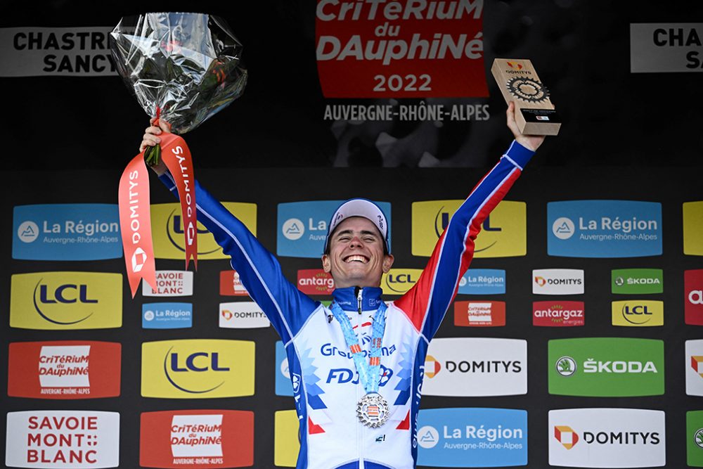 Gaudu hat die dritte Etappe des Critérium du Dauphiné gewonnen (Bild: Marco Bertorello/AFP)