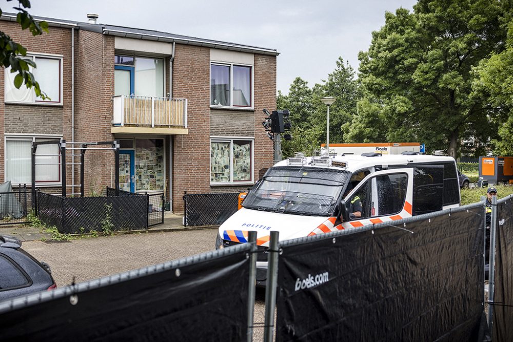 Das Haus in Geleen, in dem man die Leiche des kleinen Gino fand (Bild: Rob Engelaar/ANP/AFP)