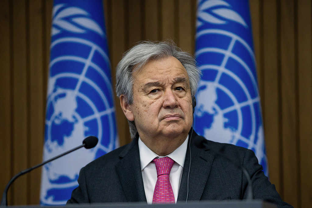 UN-Generalsekretär Guterres (Bild: Bogdan Tudor/AFP)