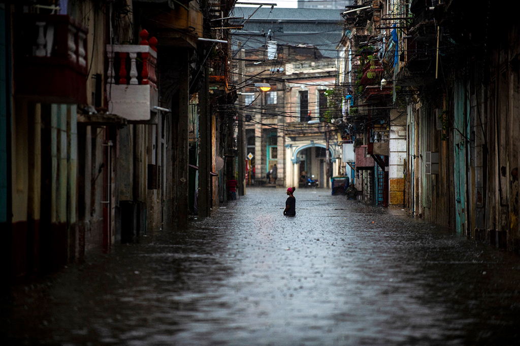 Überschwemmungen in Havanna (Bild: Yamil Lage/AFP)