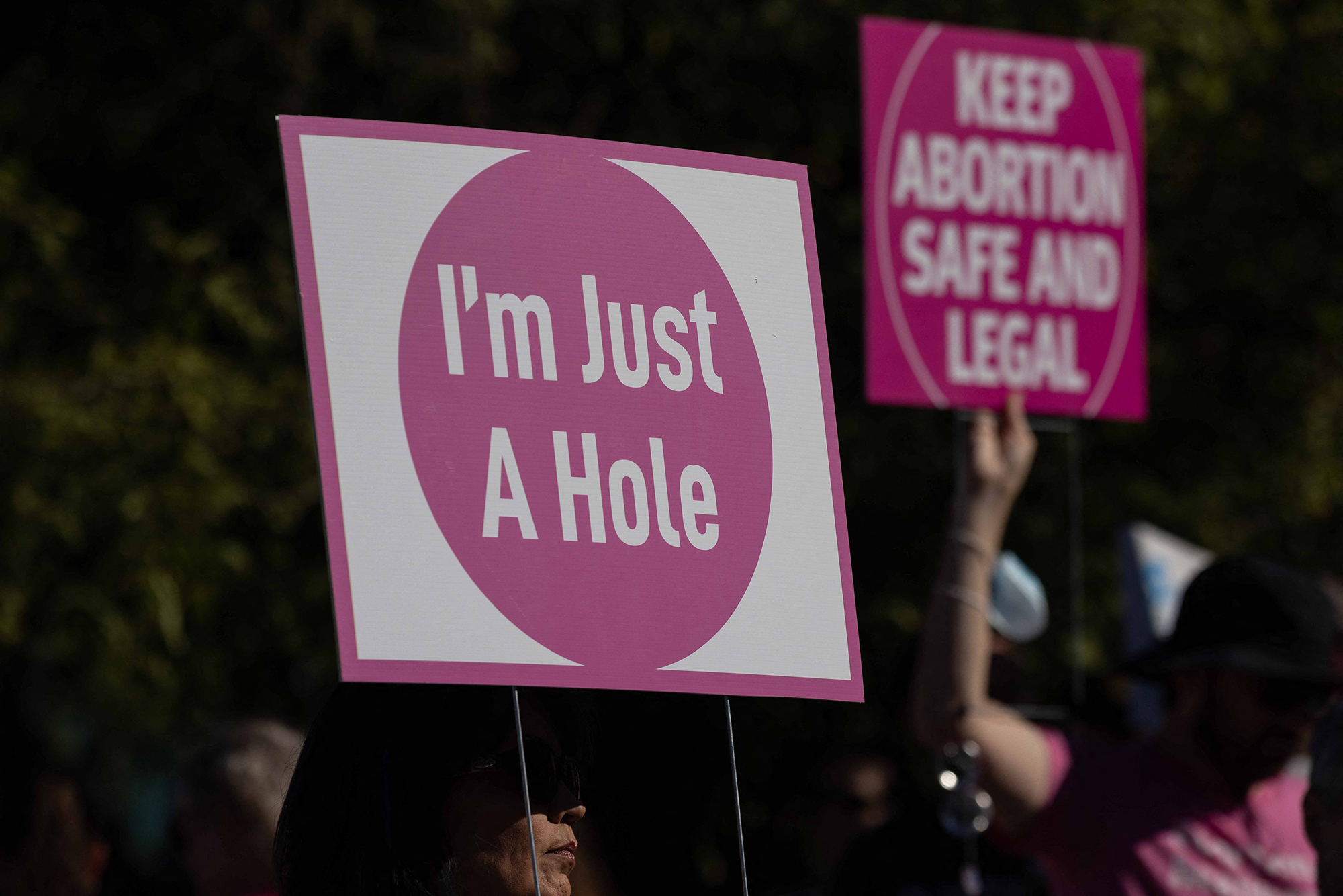 Demonstration gegen das Abtreibungs-Urteil in Portland, Oregon (Bild: John Rudoff/AFP)