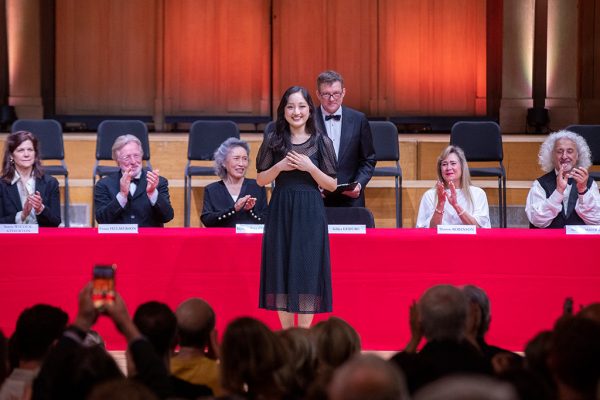 Die Gewinnerin des Königin-Elisabeth-Wettbewerbs 2022, Hayoung Choi (Bild: Nicolas Maeterlinck/Belga)