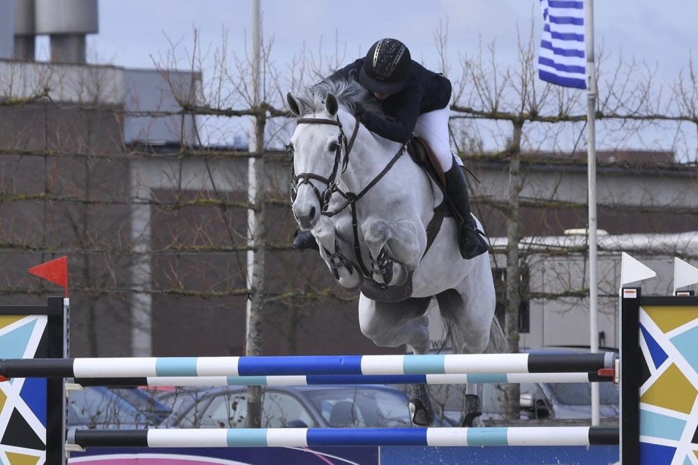 Katja Haep mit Chupalina beim Springturnier in Ebreichsdorf (Bild: privat)