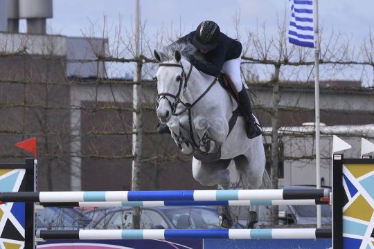 Katja Haep mit Chupalina beim Springturnier in Ebreichsdorf (Bild: privat)