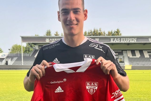 Lennart Moser unterschreibt bei der AS Eupen (Bild: AS Eupen)