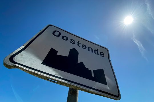 Ortsschild von Ostende