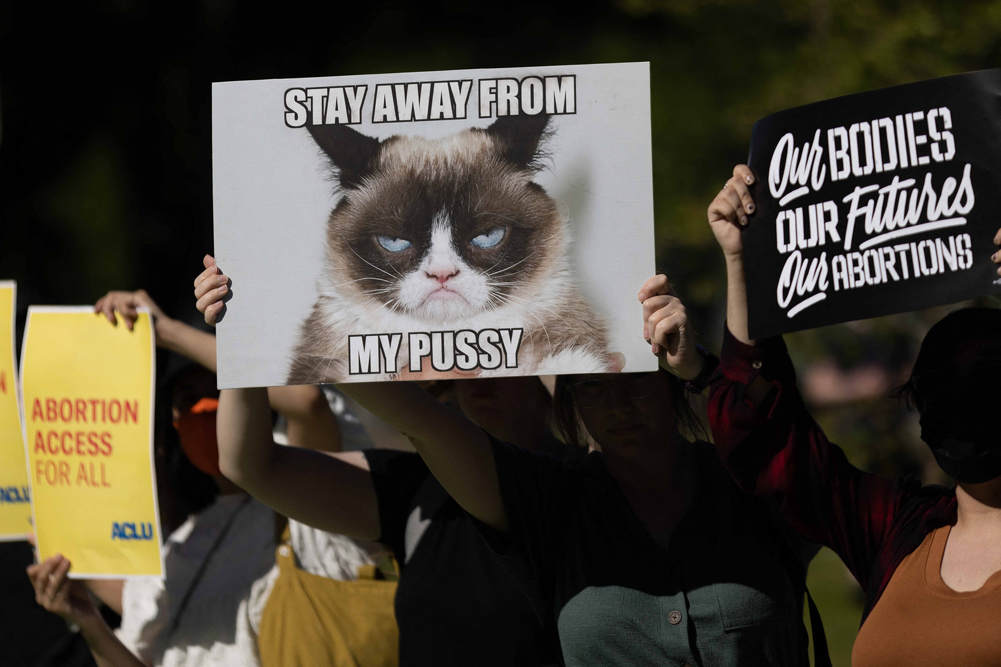 Demonstration gegen die Entscheidung des Supreme Court in Portland, Oregon (Bild: John Rudoff/AFP)