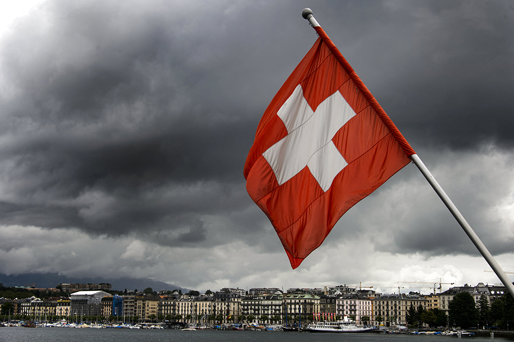 Schweizer Flagge (Bild: Fabrice Coffrini/AFP)