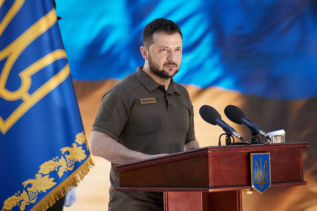 Der ukrainische Präsident Selenskyj (Bild: Ukrainian Presidential Press Service/AFP)