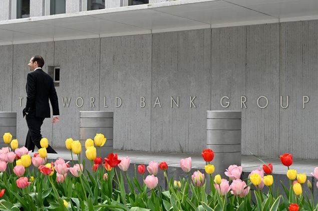 Sitz der Weltbank in Washington (Bild: Eva Hambach/AFP)