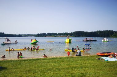 Badespaß am Venntastic Beach in Worriken (Bild: Raffaela Schaus/BRF)