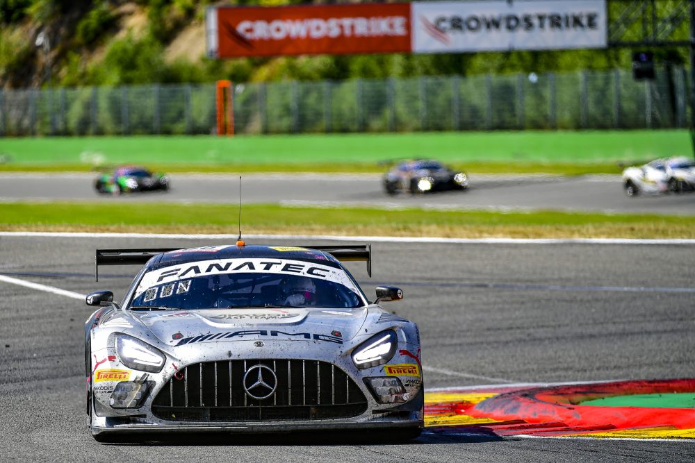 Der Mercedes #88 bei den 24h de Spa (Bild: Jules Beaumont/SRO)