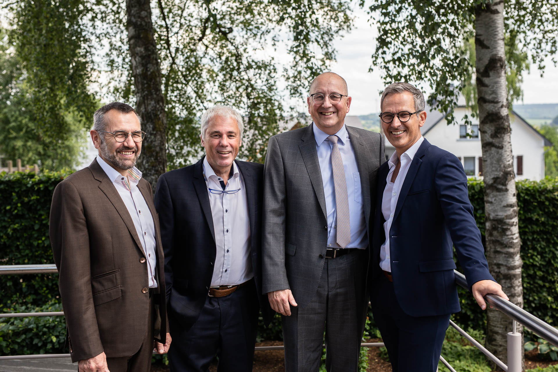 Arbeitgeberverband Ostbelgien -v.l. Ludwig Henkes, Bruno Radermacher, Volker Klinges, Bernd Hugo (Bild: Aved)