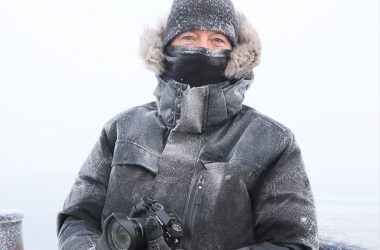 Alain Lennertz bei der Reise nach Spitzbergen (Bild: privat)