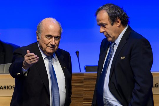 Joseph Blatter und Michel Platini