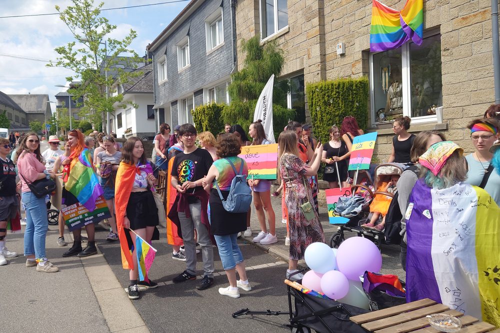 Erster Christopher Street Day in St. Vith (Bild: Manuel Zimmermann/BRF)